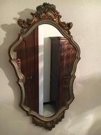 Spiegel met oude, houten lijst, Moins de 50 cm, Enlèvement, Moins de 100 cm, Autres formes