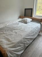 Bed twijfelaar 140 cm met matras, Huis en Inrichting, Slaapkamer | Bedden, Gebruikt, 140 cm, Ophalen, Twijfelaar