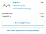 DJI mini 2, Ophalen, Zo goed als nieuw, Drone met camera