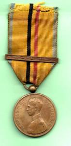 Congo belge Médaille de Sv pour indigènes avec barrette 3*, Autres, Enlèvement ou Envoi, Ruban, Médaille ou Ailes