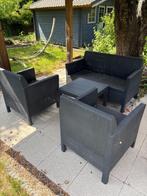 Lounge set, Ophalen, 4 zitplaatsen, Kunststof, Loungeset