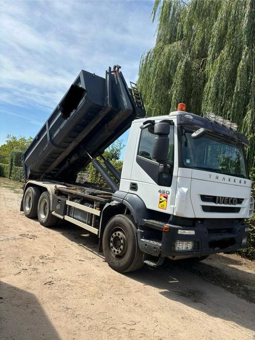 iveco trakker 450 haakarmsysteem, Auto's, Vrachtwagens, Particulier, Overige merken, Diesel, Euro 5, 2 deurs, Handgeschakeld, Wit