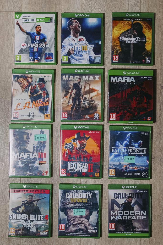 Xbox one 500Gb + 2 manettes +12 Jeux, Games en Spelcomputers, Spelcomputers | Xbox One, Xbox One, 500 GB, Met 2 controllers, Met games