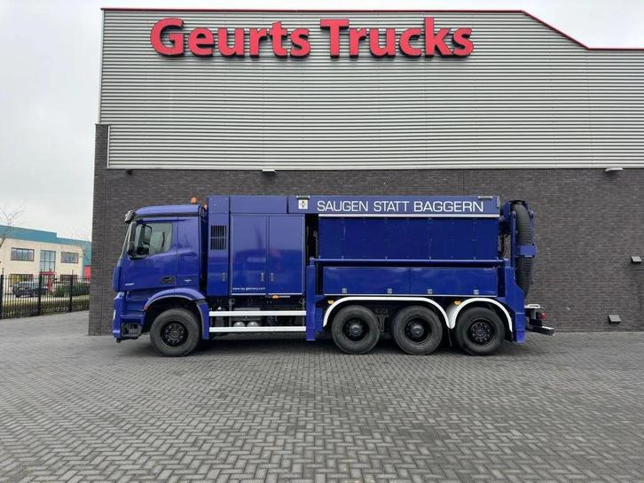 Mercedes-Benz Arocs 3251 8X4 RSP ESE 6 RD 8000 SAUGBAGGER/SU, Auto's, Vrachtwagens, ABS, Achteruitrijcamera, Airconditioning, Centrale vergrendeling