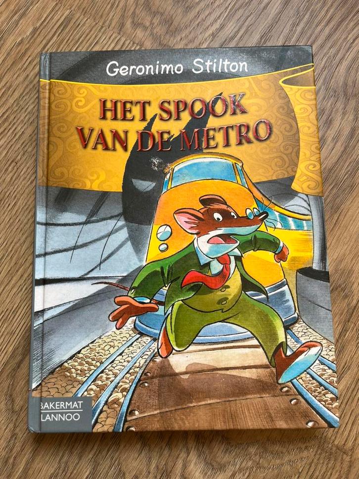 Geronimo Stilton - Het spook van de Metro, Boeken, Kinderboeken | Jeugd | onder 10 jaar, Zo goed als nieuw, Ophalen