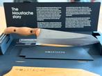 Prachtig Koksmes demi-chef « Moustache » (mknives), Huis en Inrichting, Ophalen of Verzenden, Zo goed als nieuw, Inox of Chroom