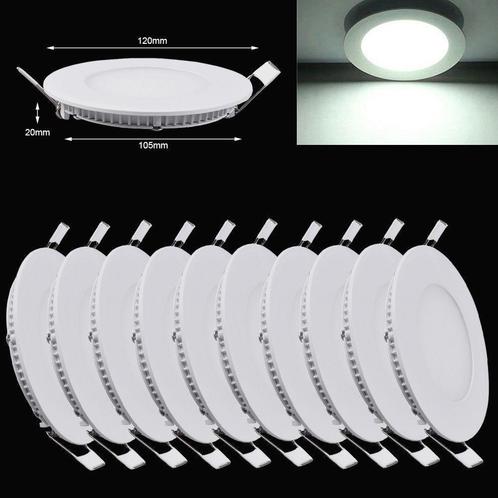 10 spots encastrés LED 6w!, Maison & Meubles, Lampes | Plafonniers, Neuf, Enlèvement