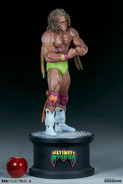 Pcs ultimate warrior,wwe,pop culture shock,sideshow., Verzamelen, Poppetjes en Figuurtjes, Zo goed als nieuw, Ophalen of Verzenden