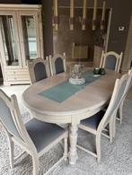Eetkamer in zeer goede staat, Huis en Inrichting, Ophalen of Verzenden, Zo goed als nieuw, 4 tot 6 stoelen
