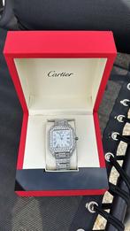 Cartier santos full set moissant!!, Handtassen en Accessoires, Horloges | Heren, Overige materialen, Polshorloge, Overige materialen