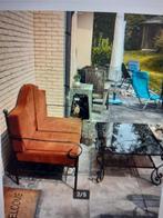 Smeedijzeren tuinmeubelset - 1 bank, 2 fauteuils + 1 tafel, Ophalen
