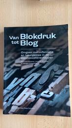 Margot D'Hertefelt - Van blokdruk tot blog, Gelezen, Ophalen of Verzenden, Margot D'Hertefelt; Koenraad Brosens; Lieve De Wachter