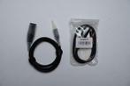 Cables XLR Male - jack (2 pièces), Ophalen of Verzenden, Nieuw, Minder dan 2 meter, Overige kabels