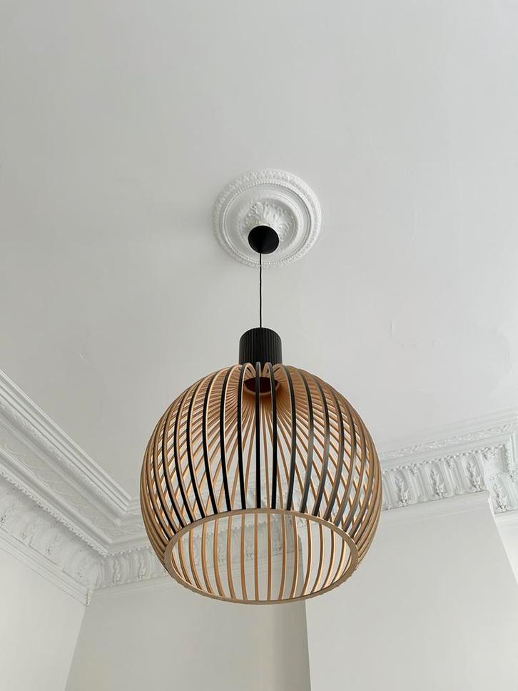 Secto design octo 4240 hanglamp, Huis en Inrichting, Lampen | Hanglampen, Zo goed als nieuw, 50 tot 75 cm, Hout, Ophalen
