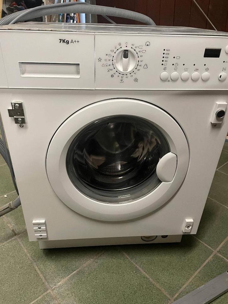 Machine à laver 7 kg ENCASTRABLE dans les meubles IKEA, Electroménager, Lave-linge, Comme neuf, Chargeur frontal, 8 à 10 kg, Moins de 85 cm