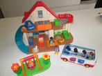 Lot ;123 Playmobil met autobus, schommel en een huisje, Ophalen of Verzenden, Zo goed als nieuw, Complete set