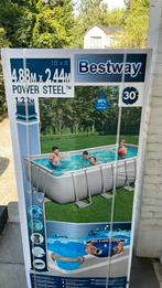 Zwembad 4,88x2,44x1,22 nieuw in verpakking, 200 tot 300 cm, Nieuw, Rechthoekig, Ophalen