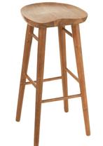 1 barkruk - hout - naturel - zithoogte 76 cm - Nieuw!, Ophalen, 60 tot 90 cm, Nieuw, 1 kruk