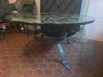 Oude ronde zware tafel, Antiek en Kunst, Ophalen