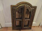 Oosterse houten raamspiegel. 15€, Huis en Inrichting, Woonaccessoires | Spiegels, Ophalen of Verzenden