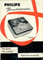 Philips, Bandrecorder EL 3549, gebruiksaanwijzing, Audio, Tv en Foto, Bandrecorder, Ophalen of Verzenden, Bandrecorder