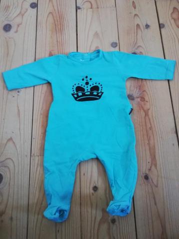P'TIT FILOU - Pakje - - Turqouise + kroontje - 3 md - 62, Kinderen en Baby's, Gebruikt, Meisje, Ophalen of Verzenden, Pakje