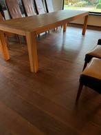 Eettafel masief eiken 300 x 90 cm nu € 799,-, Huis en Inrichting, Tafels | Eettafels, Ophalen, Gebruikt, Modern, landelijk, Eikenhout