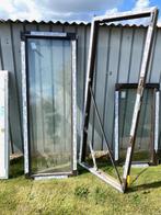 3 Nieuwe Bruine PVC ramen, Doe-het-zelf en Bouw, Ophalen