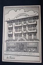 La Panne, hôtel restaurant Rembrandt, Enlèvement ou Envoi, Non affranchie, Flandre Occidentale