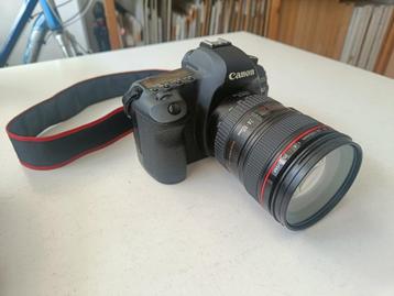 Canon 5D Mark II + zoom lens en toebehoren beschikbaar voor biedingen