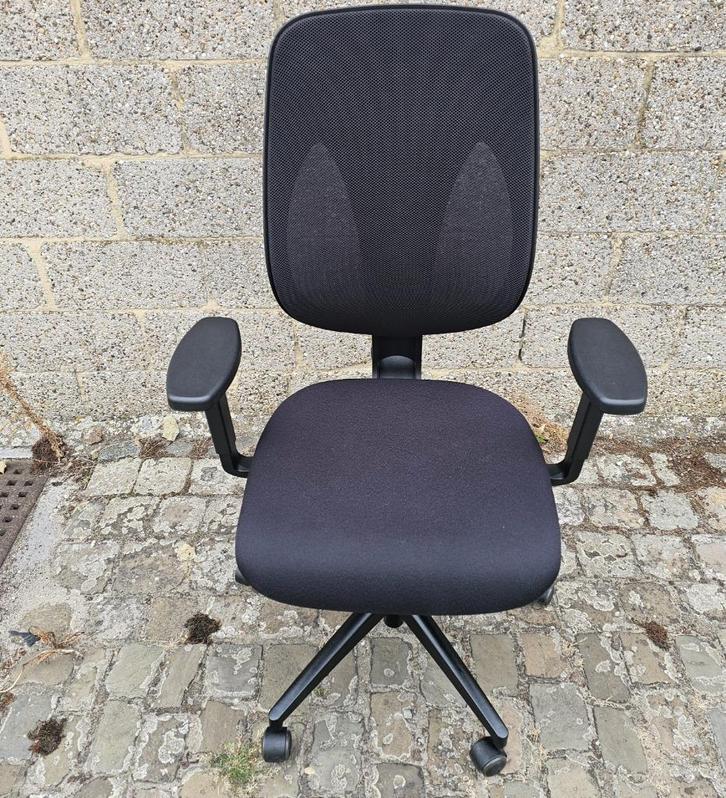 Ergonomische bureaustoel Giroflex Model 353, Huis en Inrichting, Bureaustoelen, Zo goed als nieuw, Bureaustoel, Zwart, Ergonomisch