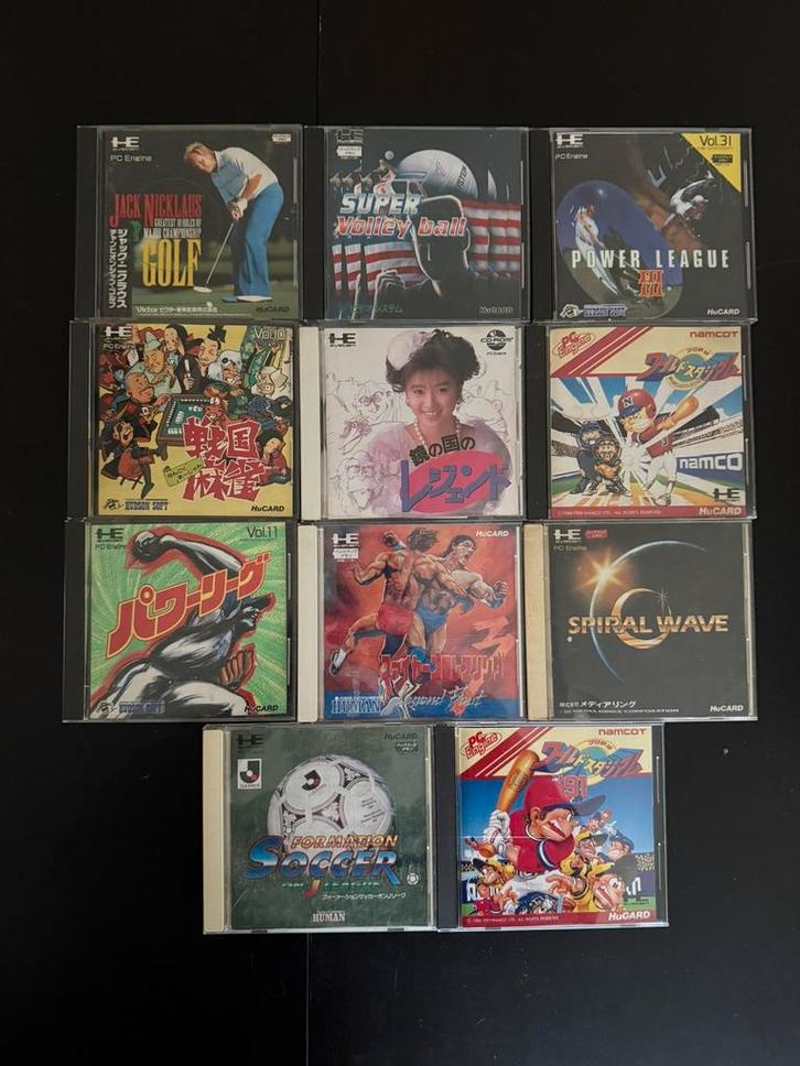 HE System - PC Engine games HuCard cd-rom (Japan), Games en Spelcomputers, Games | Overige, Zo goed als nieuw, Ophalen of Verzenden