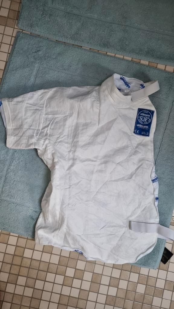 Sous veste, droitier, escrime, T164,, Sports & Fitness, Sports de combat & Self-défense, Comme neuf, Escrime, Protection pour arts martiaux