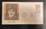 Charlie Chaplin - Little Tramp - 1994 First Day Cover Condit, Ophalen of Verzenden, Beschreven