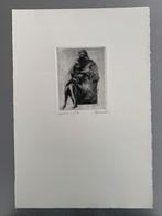 Luc Verstraete - 2 werken: ets en zeefdruk, Ophalen of Verzenden