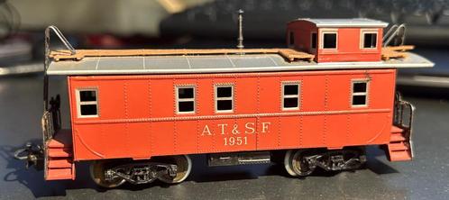3038. Caboose US „AT&SF” H0 Marklin, Hobby en Vrije tijd, Modeltreinen | H0, Gebruikt, Wagon, Märklin, Ophalen of Verzenden