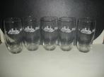 Kleine bierglazen Palm met koets en kerk, Ophalen of Verzenden, Zo goed als nieuw, Glas of Glazen, Palm