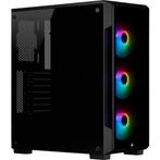 Étui intelligent Corsair iCUE 220T RGB en verre trempé, noir, Avec carte vidéo, 32 GB, Reconditionné, Intel Core i7