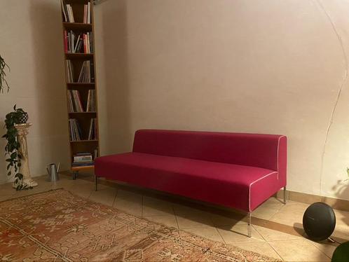 MDF Italia "Allen" Sofa by Bruno Fattorini – Pink Wool, Huis en Inrichting, Zetels | Zetels, Gebruikt, Rechte bank, Driepersoons
