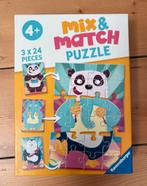 Mix & match puzzel 3x24 stuks, Ophalen of Verzenden, 10 tot 50 stukjes, Gebruikt, 4 tot 6 jaar