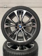 21’’ BMW X5 X6 F15 F16 VELGEN ZOMERBANDEN ORIG TPMS ST 599M, 21 inch, Banden en Velgen, Gebruikt, 275 mm
