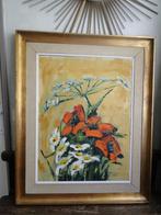 Peinture au couteau Annie Van de Boel peintre belge, Ophalen
