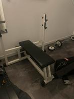 Technogym isotonic bankdruk orginele leer, Ophalen, Zo goed als nieuw