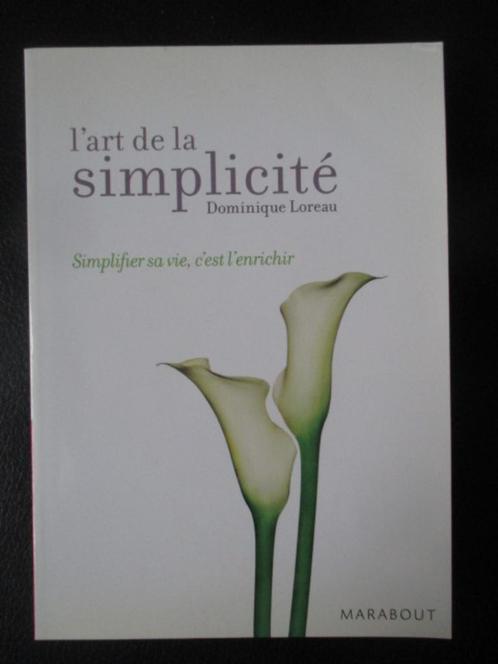 l'art de la simplicité, Boeken, Esoterie en Spiritualiteit, Zo goed als nieuw, Achtergrond en Informatie, Overige onderwerpen