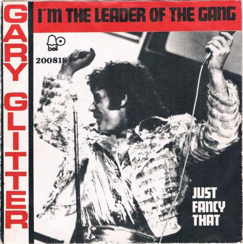 single gary glitter-----im the leader of the gang-----, Cd's en Dvd's, Vinyl Singles, Gebruikt, Single, Pop, 7 inch, Ophalen of Verzenden
