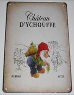 LA CHOUFFE BIER : Metalen Bord - Château D'Ychouffe, Verzamelen, Verzenden, Nieuw, Reclamebord, Plaat of Schild, Overige merken