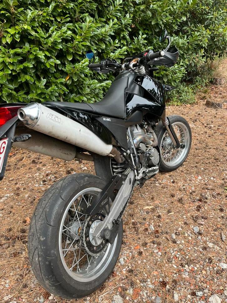 KTM 640 LC4 SM Super Motard, Motoren, Motoren | KTM, Particulier, SuperMoto, 12 t/m 35 kW, 1 cilinder, Handvatverwarming, LED Verlichting