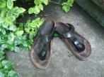 Gratis verzenden stoere zwarte lak Birkenstock slippers 39, Kleding | Dames, Slippers, Zo goed als nieuw, Birkenstock, Zwart