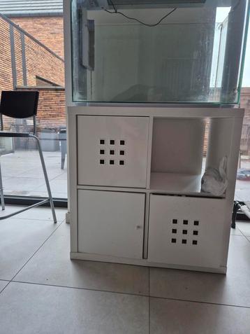 SuperFish aquarium Home 110 wit 90€ + meubel 40€, Dieren en Toebehoren, Ophalen, Zo goed als nieuw