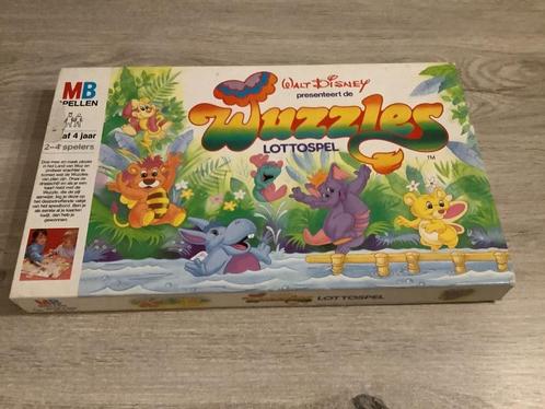 Walt Disney Wuzzels lotto gezelschapspel (1985), Hobby en Vrije tijd, Gezelschapsspellen | Bordspellen, Zo goed als nieuw, Drie of vier spelers
